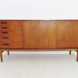 Vintage Scandinavian Teak Ulferts Tibro Sideboard By Tage Olofsson