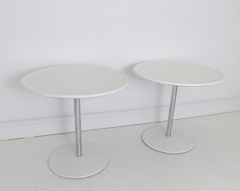 Vintage Pair Of ' Kompas 1 ' Side Tables By Alan Turville For Hille
