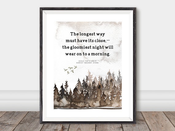 Uncle Tom S Cabin Book Quote Print Literature Poster Etsy