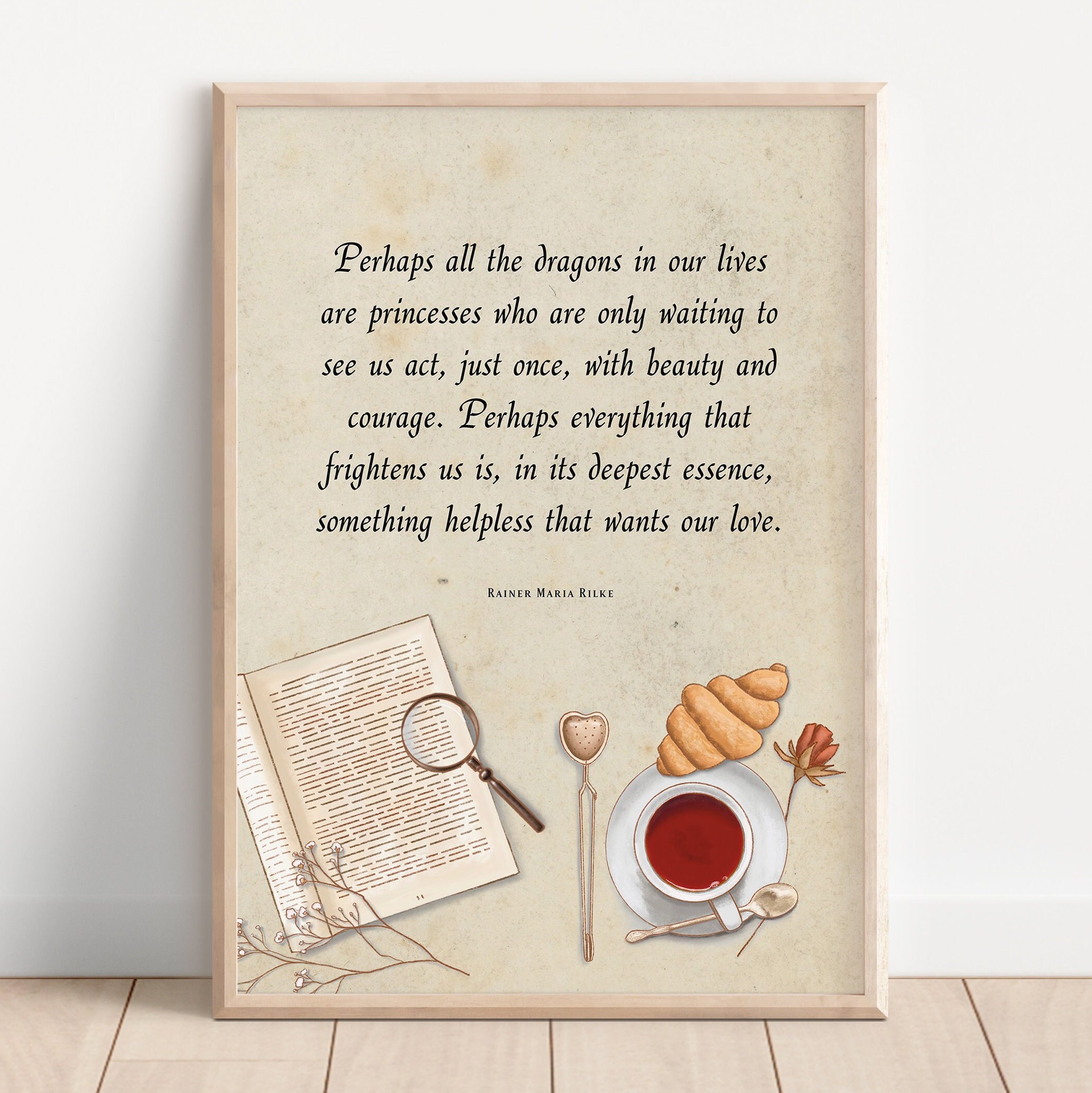 Dark Academia Prints Printable Gallery Wall Set With Literary - Etsy