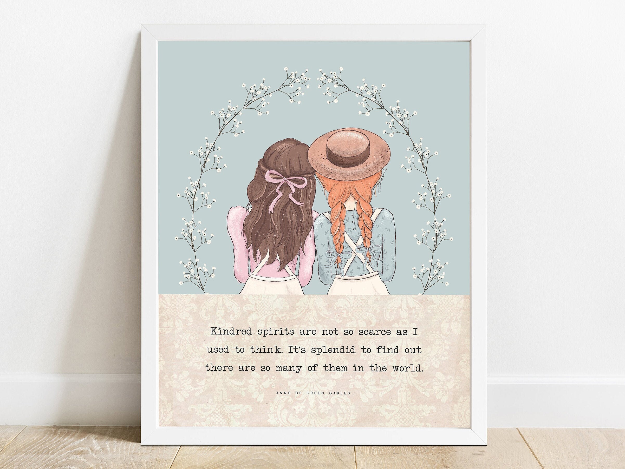 L M Montgomery Book Page Inspirational Wall Art, Anne of Green Gables –  BookQuoteDecor