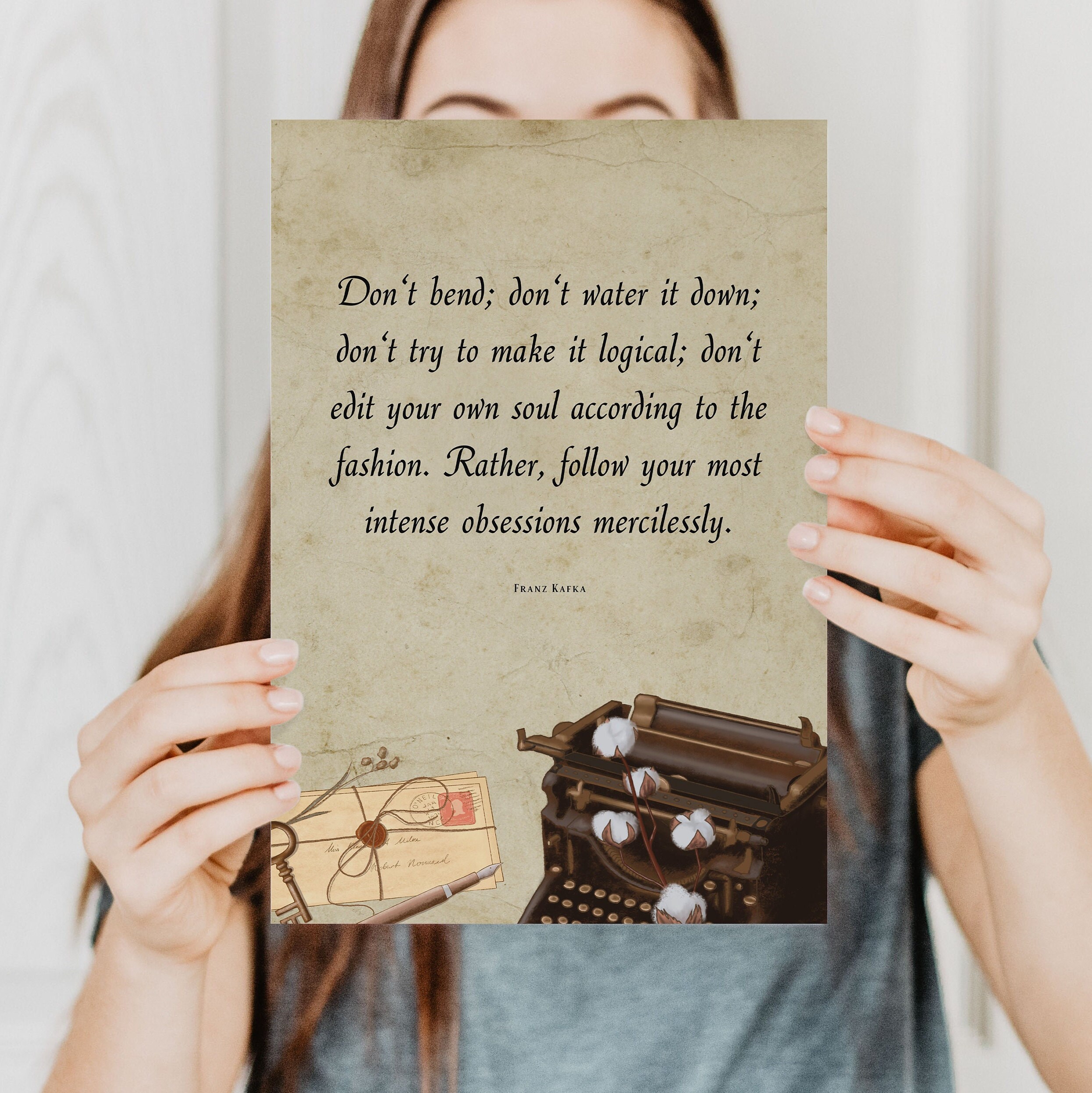 Dark Academia Prints Printable Gallery Wall Set With Literary - Etsy