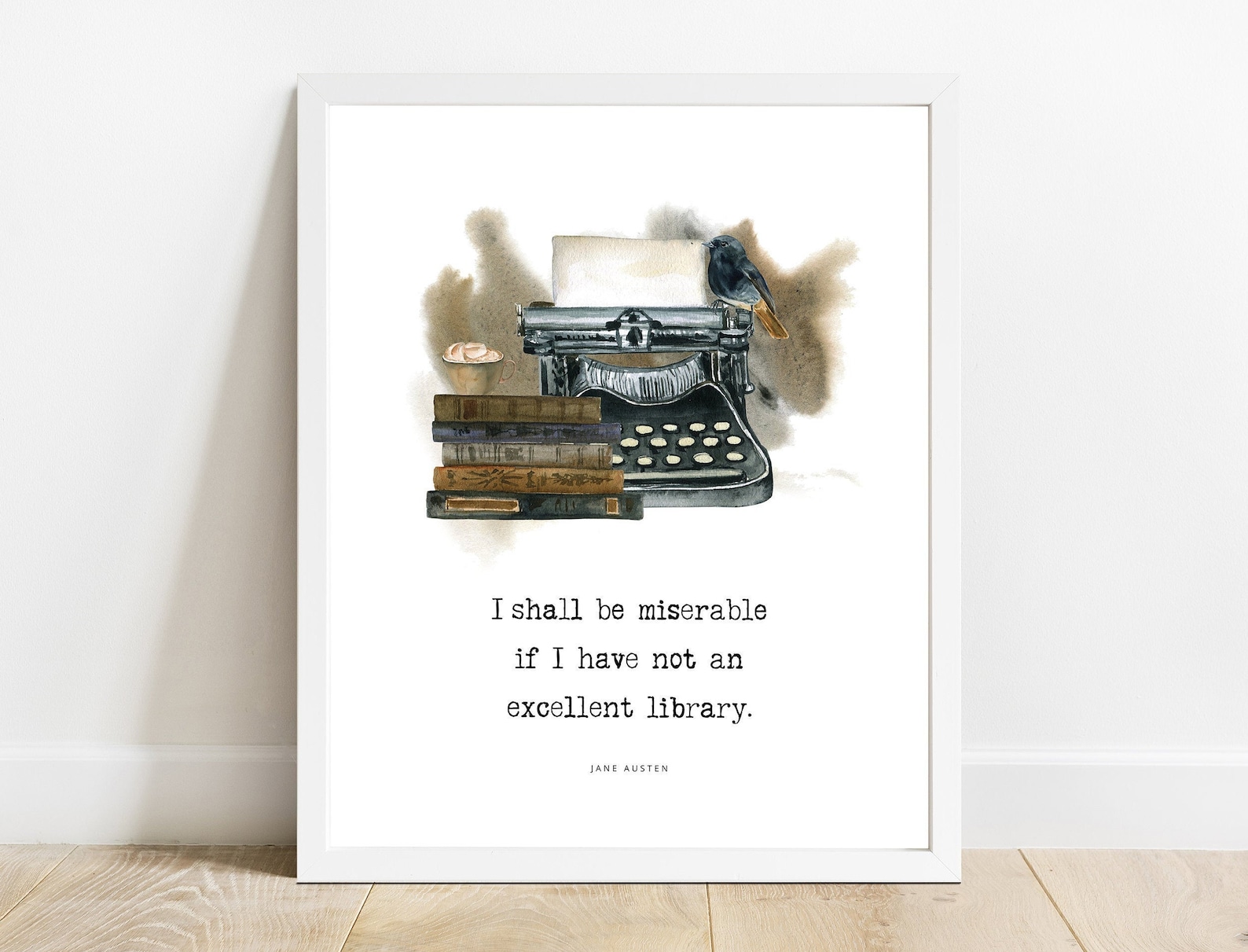 Het lezen van Wall Art Set Literatuur Poster Boek Print Set Etsy