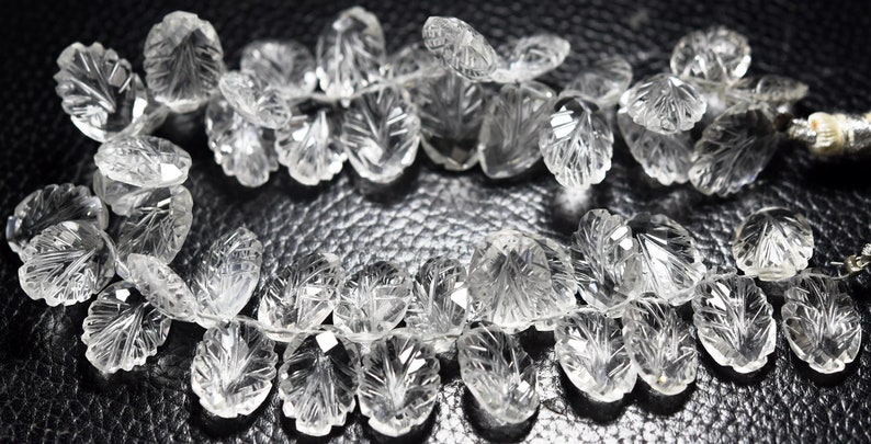 Natural Crystal Side Drilled Faceted Carved Oval Size 10x14mm 5 Match Pair