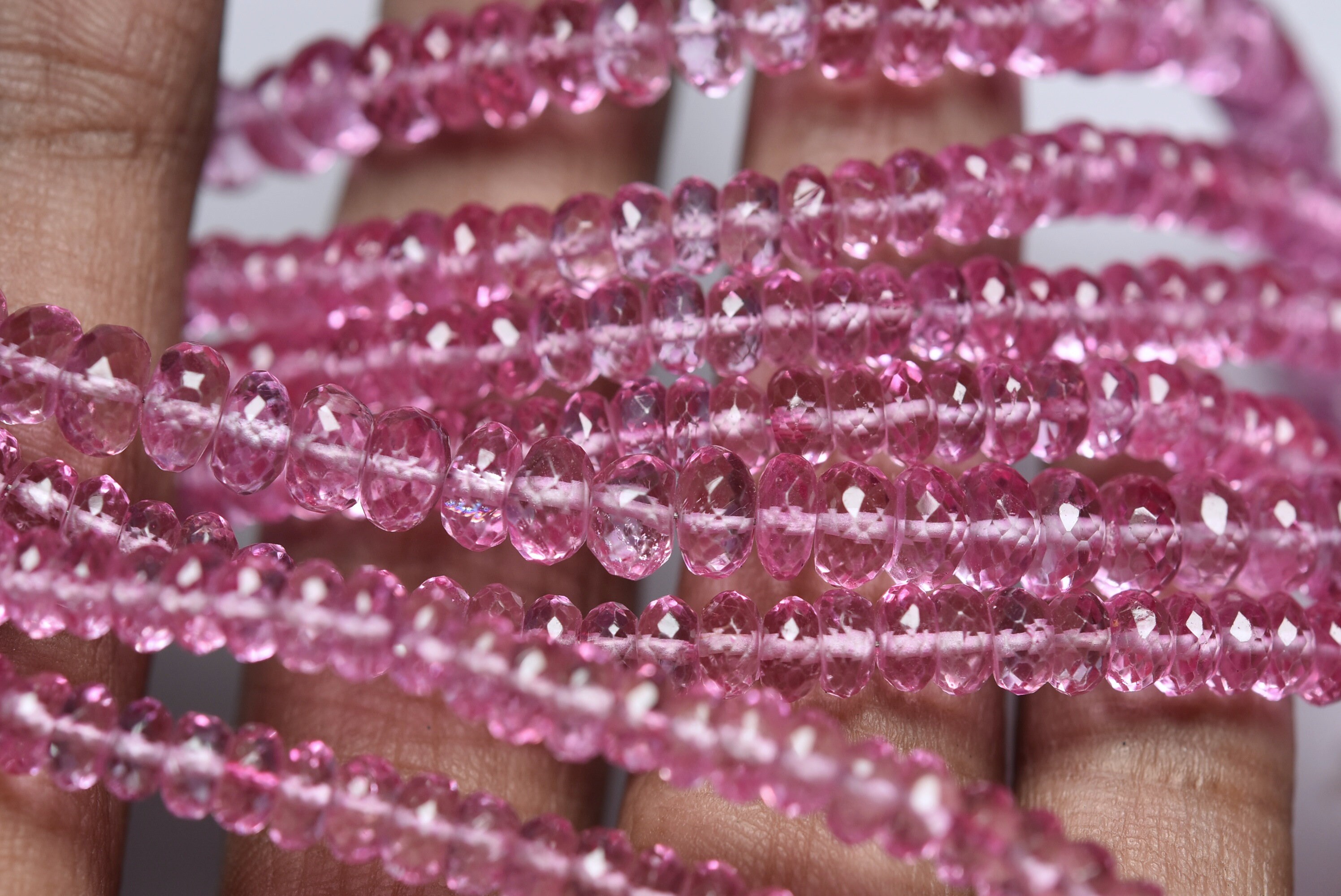Maise Stud, Pink Topaz main image 0