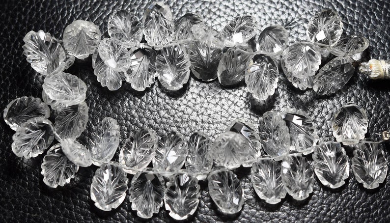 Natural Crystal Side Drilled Faceted Carved Oval Size 10x14mm 5 Match Pair