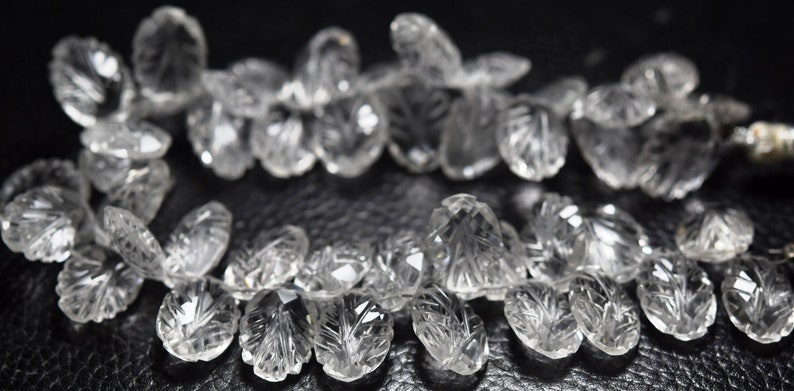Natural Crystal Side Drilled Faceted Carved Oval Size 10x14mm 5 Match Pair