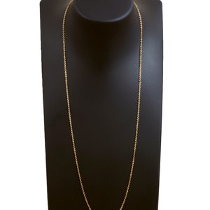Necklace chain for pendant 40 cm, 50 cm, 60 cm, 70 cm, 75 cm, 80 cm, 85 cm, 90 cm, 95 cm in gold-plated anti-allergic stainless steel image 6