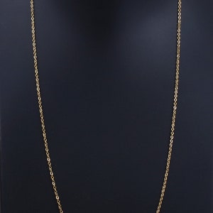 Necklace chain for pendant 40 cm, 50 cm, 60 cm, 70 cm, 75 cm, 80 cm, 85 cm, 90 cm, 95 cm in gold-plated anti-allergic stainless steel image 5