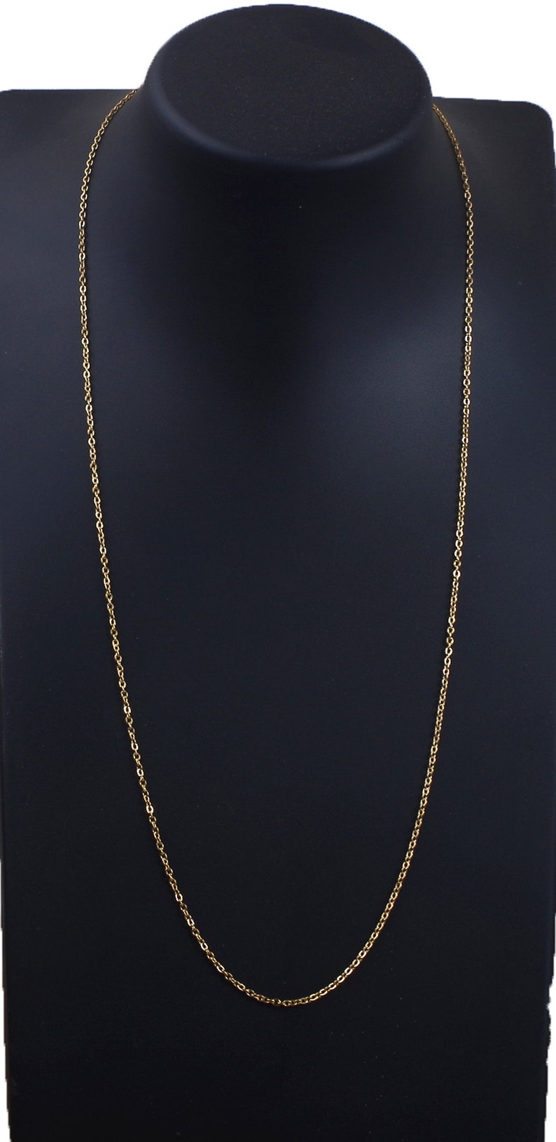Necklace chain for pendant 40 cm, 50 cm, 60 cm, 70 cm, 75 cm, 80 cm, 85 cm, 90 cm, 95 cm in gold-plated anti-allergic stainless steel image 5