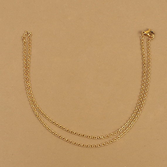 Chain Necklace For Pendant 45 Cm 50 Cm 60 Cm 75 Cm In Etsy