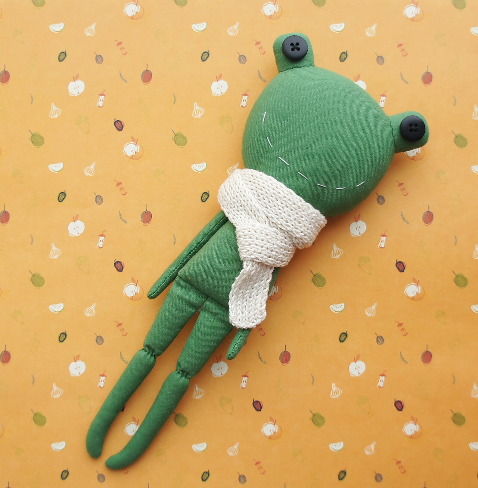 Frog Plushie Pattern Toad Sewing Pattern Frog Doll Pattern | Etsy