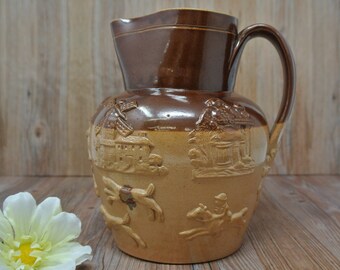 アンティーク ダウルトン ランベス ストーンウェア ピッチャー | 英国