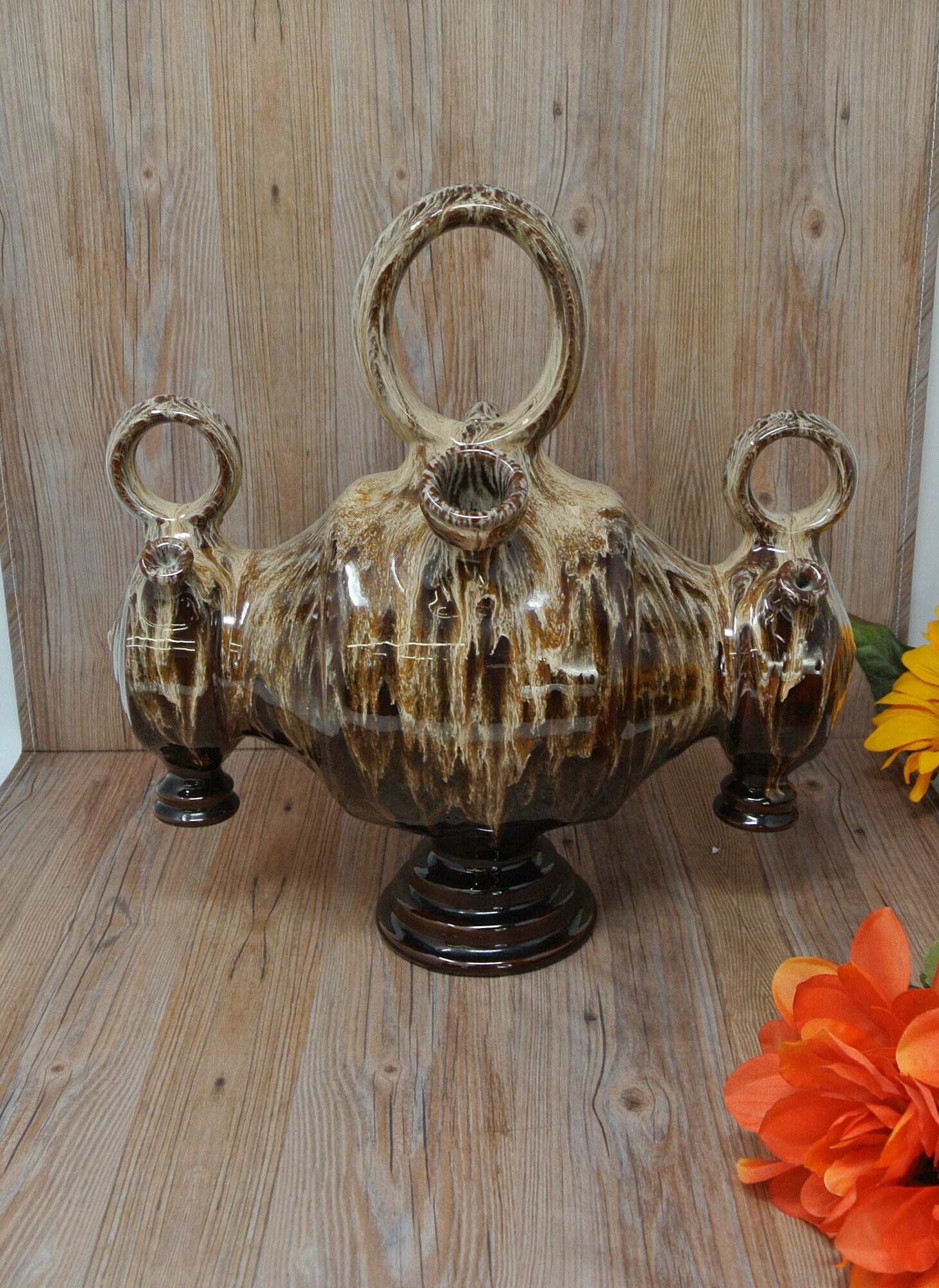 アンティークのスペイン製アコスト・ボティホ陶器製水差しピッチャー