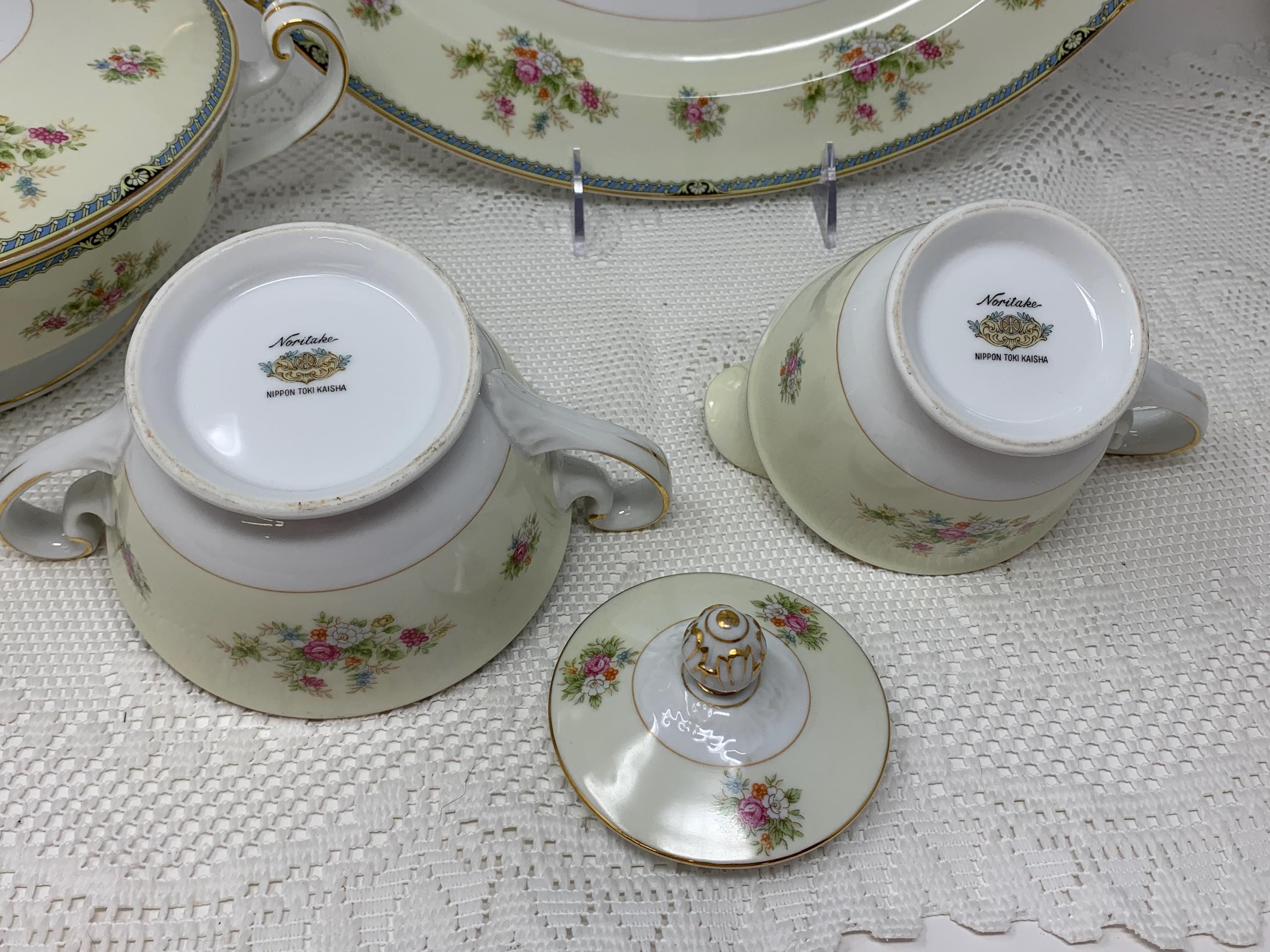 Vintage Noritake Nippon Toki Kaisha N928 China Serving Dish ~6pc
