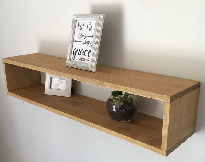 Handmade Floating Box Shelves Etsy