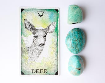 Curated collection of 3 types of non Brazilian Amazonite: Madagascar, Russia, India. Large polished stones. Beautiful blue green color.