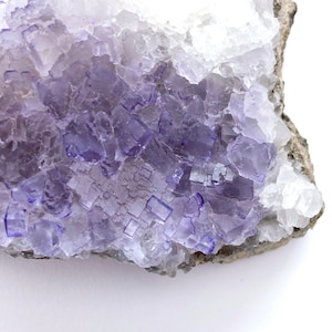 Large .5 lb Violet Cubic Fluorite Cluster- Last one of this size left! Hand selected for form and beauty- must see! 230g/ .5 lb.