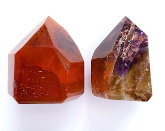Must see! Polished Super Seven Fire Crystal Points- you pick!