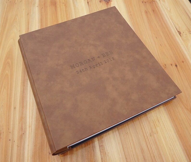 Custom Leather Photo Album With Sleeves Maxinum 800 4x6 Etsy