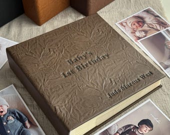 Personalised Baby Photo Album, Baby Gift for New Parent, Childhood Memory Book, 4x6 Albums