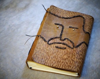 Handmade journal, leather journal