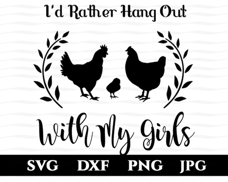 Download Chicken SVG DXF PNG Cut File for Silhouette Cameo Cricut ...