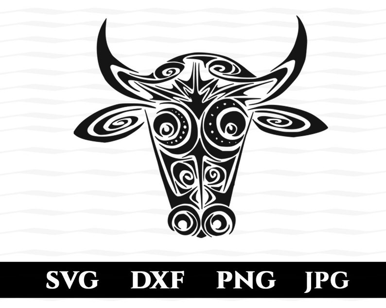 Download Tribal Cow Skull Head Mandala SVG / Cow Lover Gift ...