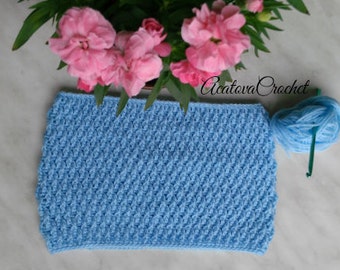 Crochet cowl scarf neckwarmer for kids