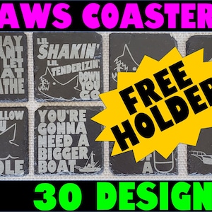 JAWS Coasters: Mix and Match Set (30 Designs)