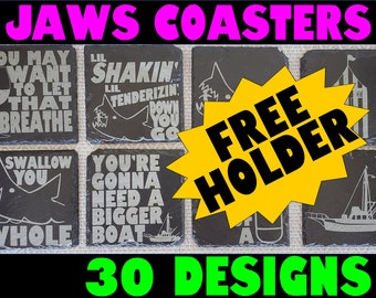 JAWS Coasters: Mix and Match Set (30 Designs)