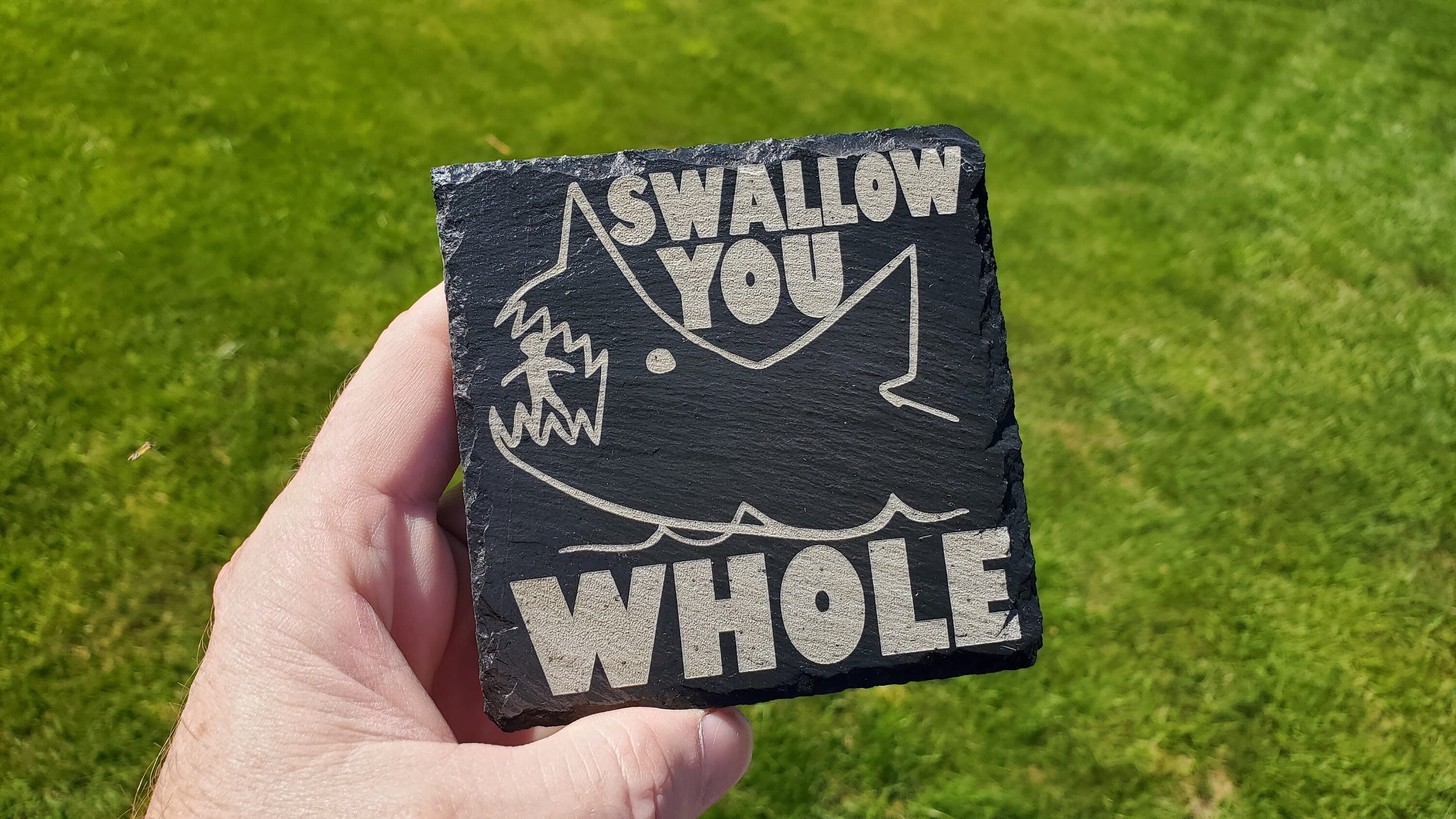 JAWS Coasters 18 Bad Fish Chalkboard Jaws Shark Etsy España