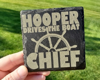 JAWS Coasters (#4): Hooper Drives the Boat, Chief