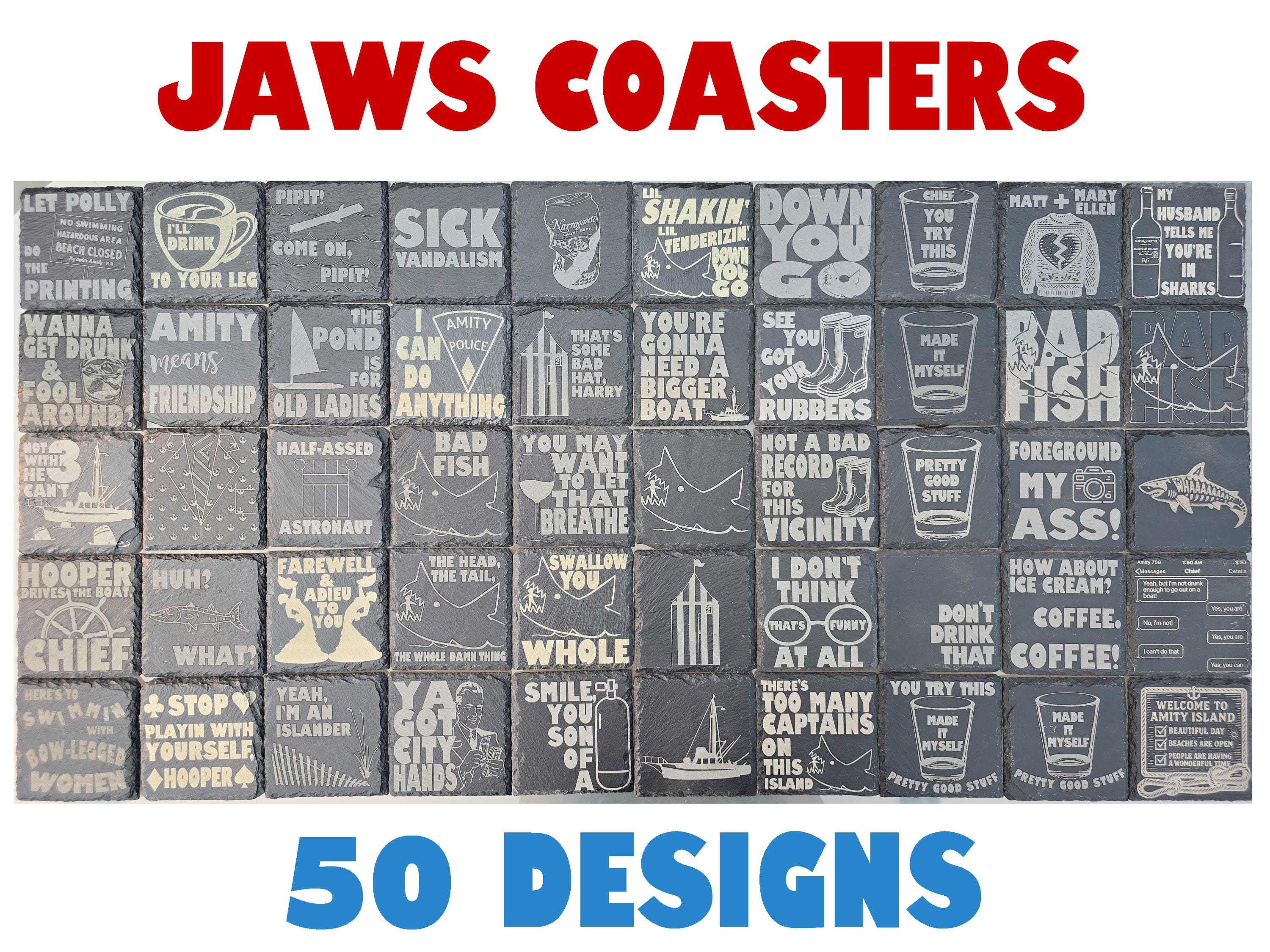 Jaws Islander JAWS Coasters (#15): Yeah, I'm an Islander - Etsy