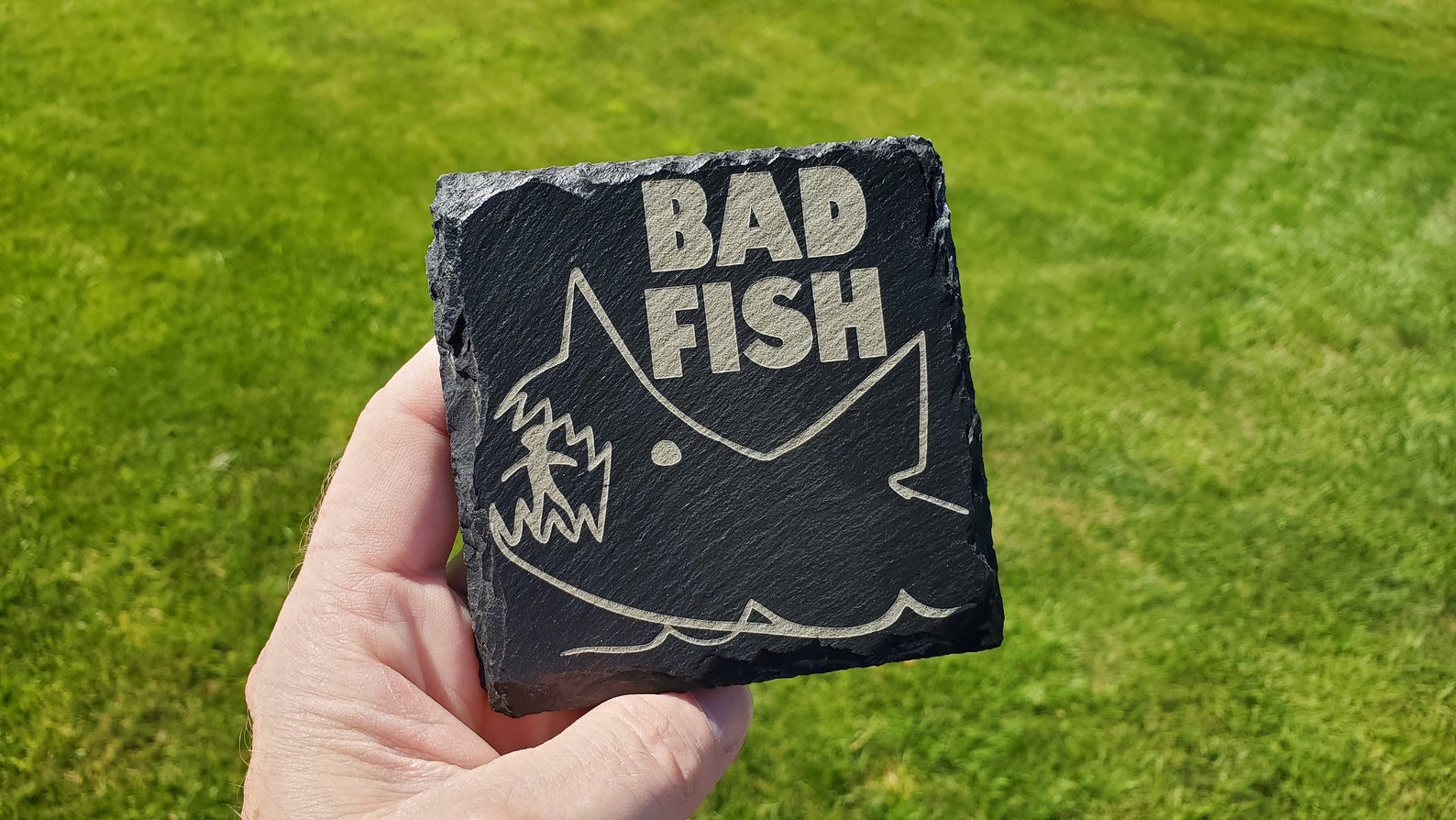 JAWS Coasters 18 Bad Fish Chalkboard Jaws Shark Etsy