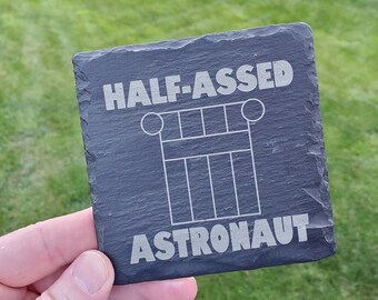 JAWS Coasters (#13): Half-Assed Astronaut