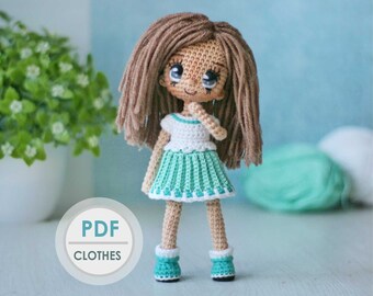 crochet doll dresses