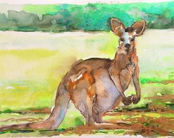 Kangaroo Decor Etsy