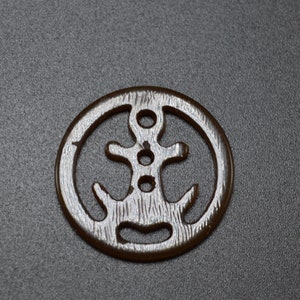 Bakelite Nautical Anchor Button