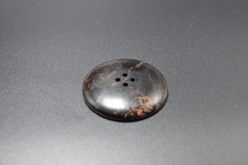 Celluloid With Shell Inlay Button Etsy