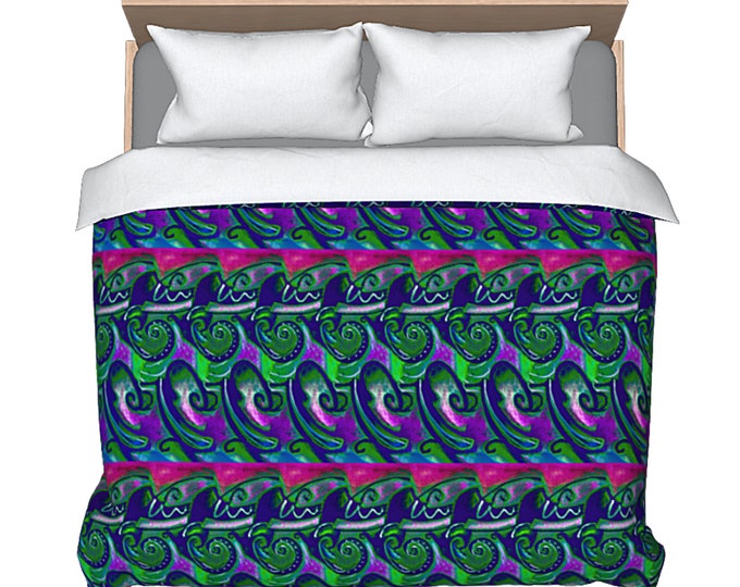 Queen Size Bedding King Duvet Cover Boho Designer Bedding Colorful Luxury Bed Decor Modern Full Duvet Artist Designed Bedroom Decor Ideas