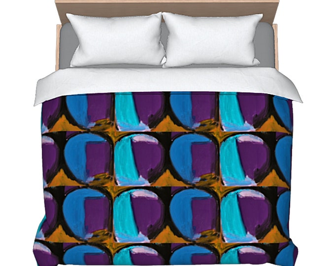 King Size Duvet Cover Queen Bedding Luxury Bed Decor Abstract Art Designer Bedroom Decor Colorful Bed Cover Unique Modern Bedroom Ideas