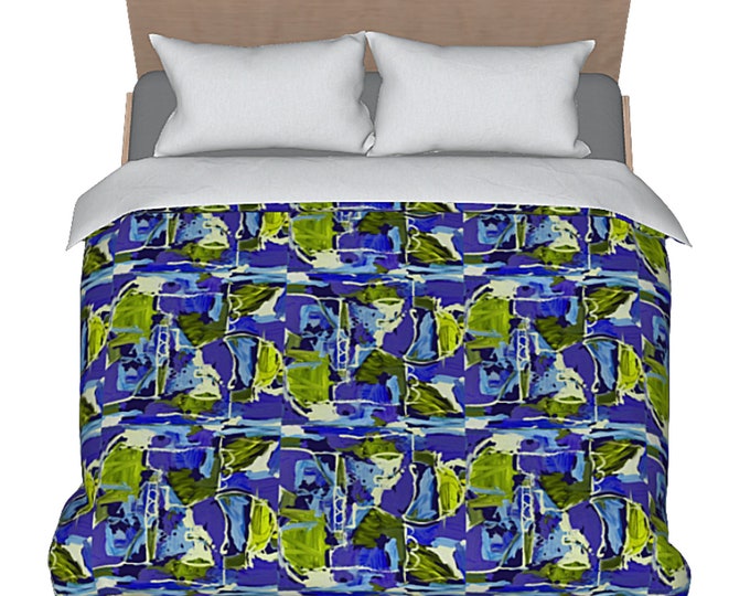 Duvet Colorful Art Bedding Abstract Designer King Queen Full Twin Modern Boho Unique Luxury Bed Comforter Cover Stylish Chic Bedroom Decor