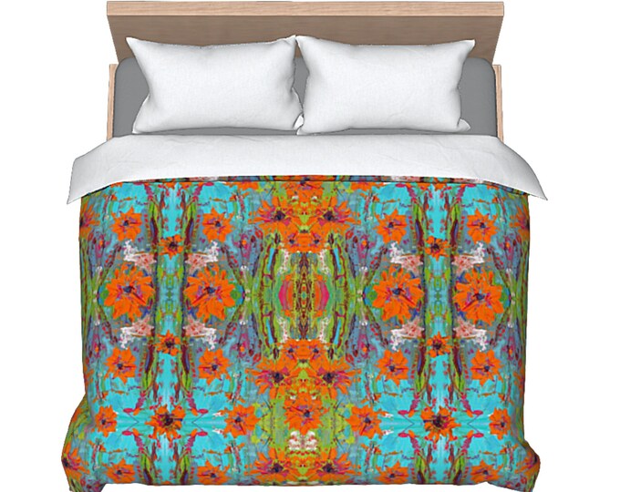 King Size Bedding Queen Duvet Cover Modern Abstract Art Bed Cover Colorful Duvet Boho Designer Luxury Bedding Unique Artsy Bedroom Decor