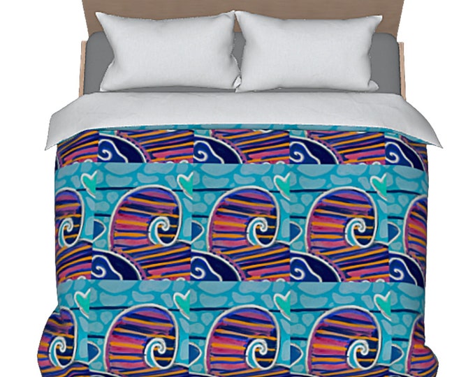 Modern Duvet Art Bedding Colorful Abstract Designer Bed Cover Luxury Artsy Retro Home Bedroom Decor Unique Boho Artistic Comforter Cover