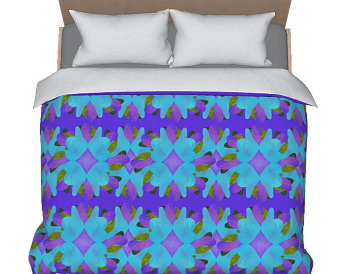 Duvet Abstract Art Colorful Designer Modern Printed Flower Bed Comforter Cover Luxury Bedding New Home Decor Elegant Bedroom Design Ideas
