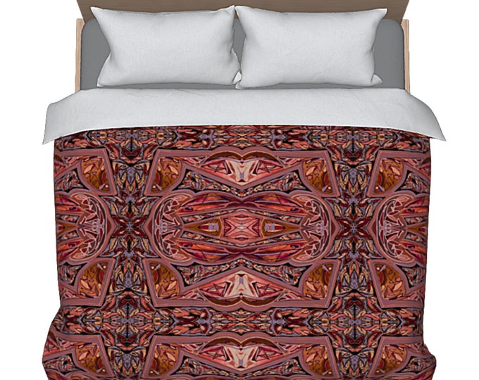 Modern Queen Duvet King Bed Cover Abstract Art Deco Bedding Designer Luxury Home Decor Unique Colorful Artsy Boho Bedroom Comforter Cover
