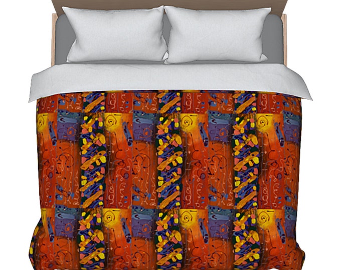 Queen Duvet Cover King Size Boho Home Bedding Abstract Art Bed Cover Luxury Designer Colorful Bedroom Decor Unique New Home Decorating Ideas
