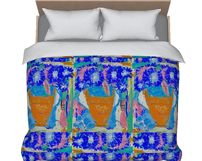 Modern Art Duvet Queen Bedding King Duvet Abstract Boho Bed Cover Colorful Bedroom Decor Designer Luxury Contemporary Duvet Cover