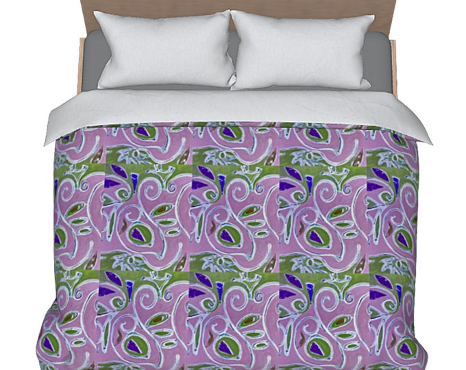 Luxury King Duvet Queen Bedding Abstract Art Bed Cover Designer Comforter Cover Modern Home Decor Unique Colorful Artistic Boho Bedroom